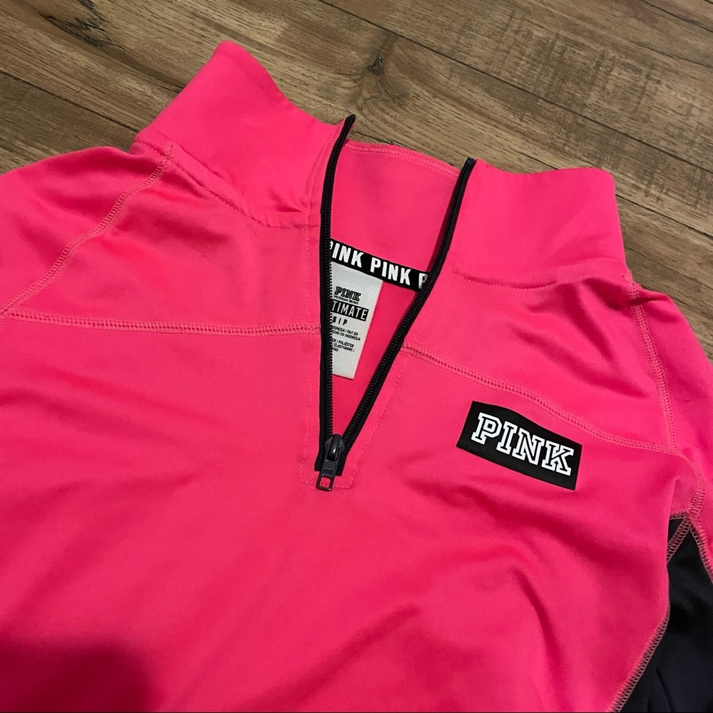 ❤️PINK Hot Pink zip up❤️ - Picture 2 of 3